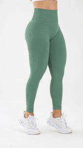 Seamless Green Leggings