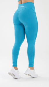 Golden Blue Leggings